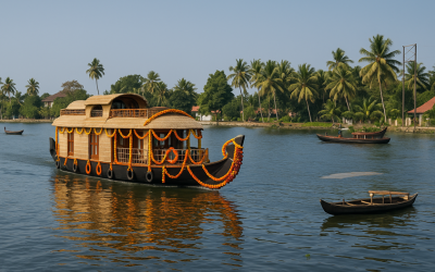 Back waters du Kerala en Inde